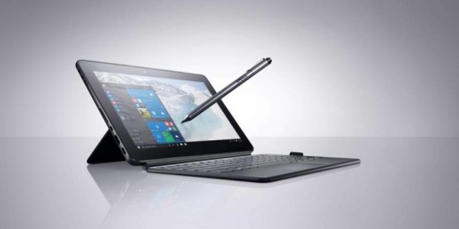 Dell pamer tablet dengan RAM 8 GB dan laptop tipis RAM 16 