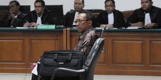 Di sidang, Jero Wacik ngaku belajar hukum dari dua saksi ahli