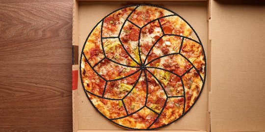 Ahli Matematika temukan cara paling sempurna untuk memotong pizza