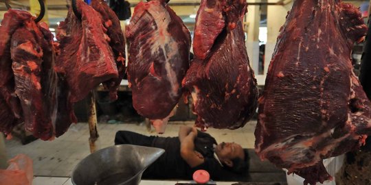 Harga daging sapi di Makassar masih mencekik