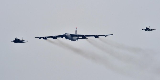 Respons bom nuklir Korut, AS kirim pesawat bomber B-52 ke Korsel