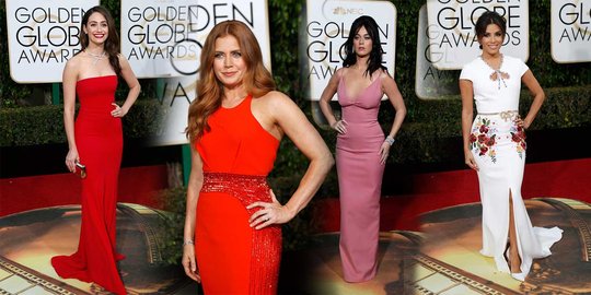 10 Selebriti cantik berpose hot di Golden Globe Awards 2016