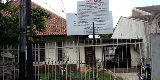 Brigadir 08 jaga ketat rumah warga yang digembok Jiwasraya