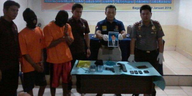 Dua perampok di Rokan Hilir ditangkap saat pulang kampung ke Sumut