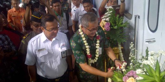 Promosi pariwisata, kereta Semarang dipasang ornamen Candi Borobudur