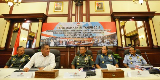 Menteri Ryamizard pimpin Rapim Kemhan 2016