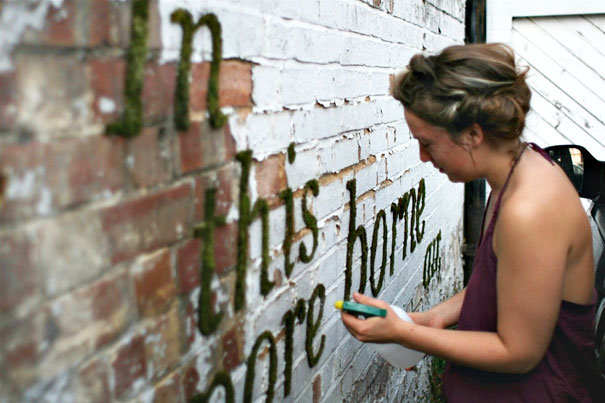 moss graffiti