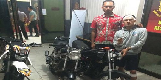 Melawan polisi pakai kayu, pencuri motor sport di Bengkalis didor