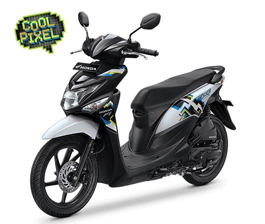 all new honda beat esp pop cool pixel harmony black white