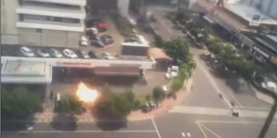 [Video] Detik-detik ledakan bom Sarinah