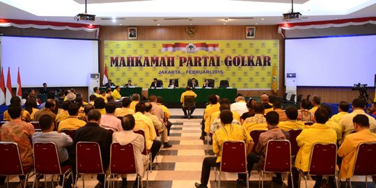 Sidang putusan Mahkamah Partai Golkar digelar terbuka besok