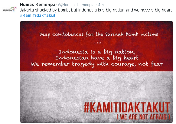 tweet warga indonesia kamitidaktakut