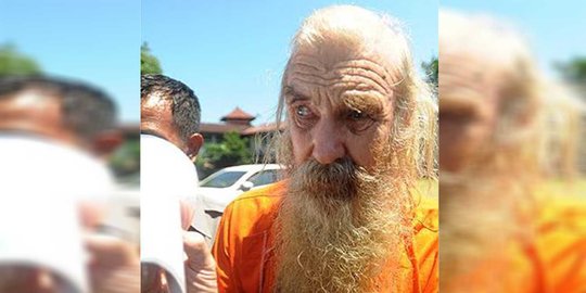 Robert paedofil asal Australia diperiksa di Mapolda Bali