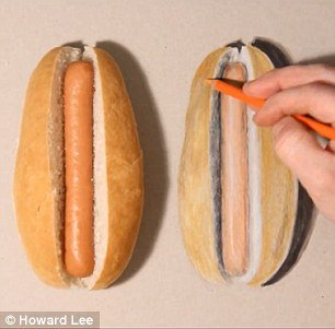 lukisan realistik howard lee