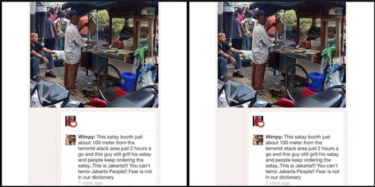 Fadli Zon puji tukang sate berani jualan di tengah serangan teroris
