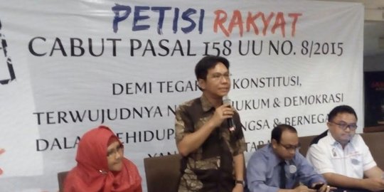 Pasal 158 dalam UU Pilkada dianggap ancam demokrasi Indonesia