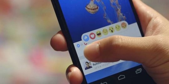 Emoji 'reaksi' terbaru di Facebook mulai jamah negara-negara Asia