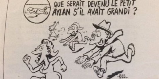 Charlie Hebdo kembali lecehkan imigran tewas saat ke Eropa