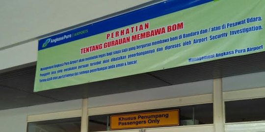 Tengah malam, cucu pensiunan TNI ngaku bawa bom di bandara Makassar