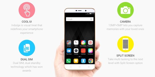 Harga tak sampai Rp 1,5 juta, smartphone 4G ini usung RAM 3GB