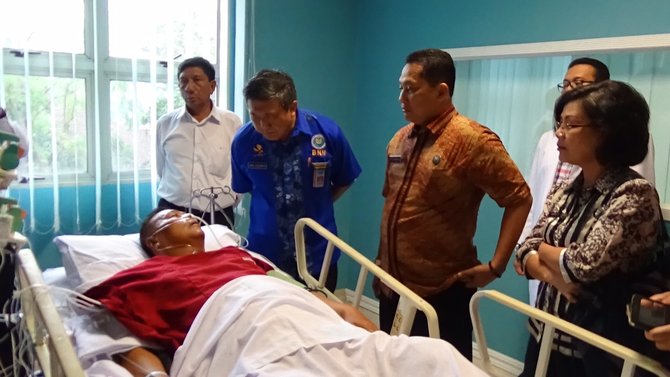 polisi tertembak saat gerebek bandar narkoba sudah membaik
