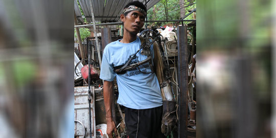 Tawan si Iron Man dari Bali, ciptakan tangan robotik dari rongsokan