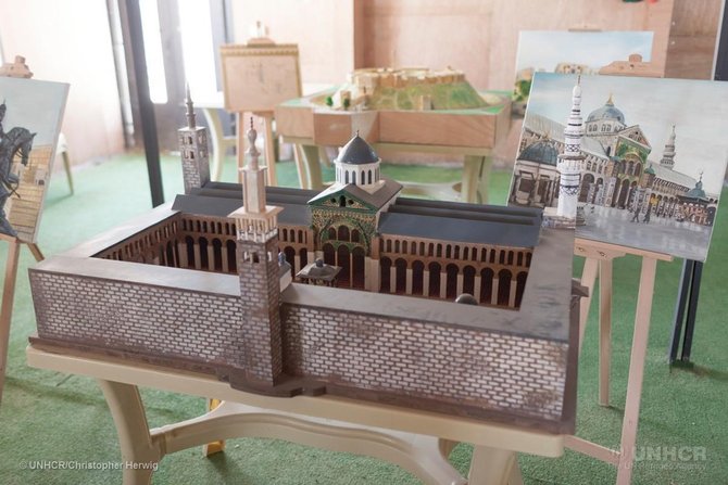 miniatur situs sejarah suriah