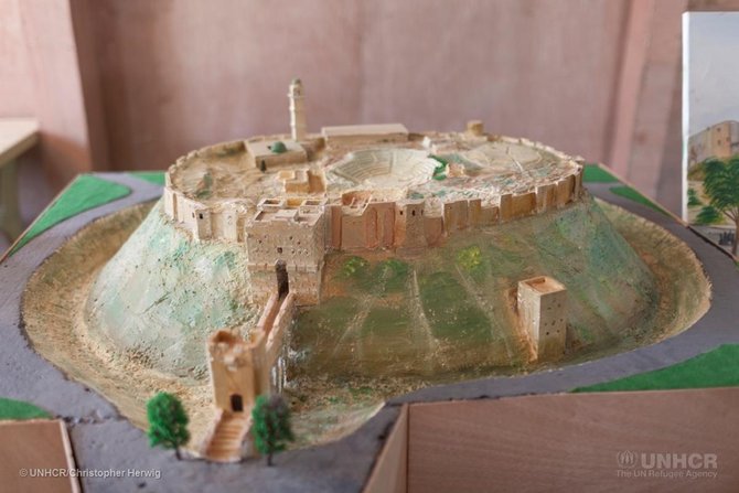 miniatur situs sejarah suriah
