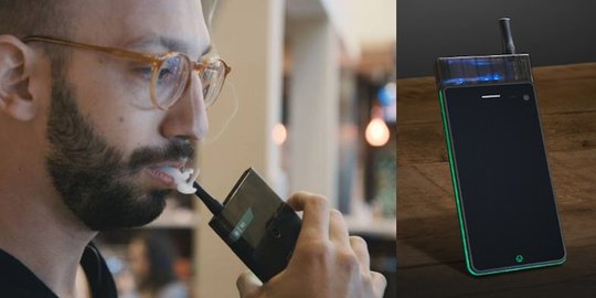 Ini smartphone pertama di dunia yang bisa dirokok