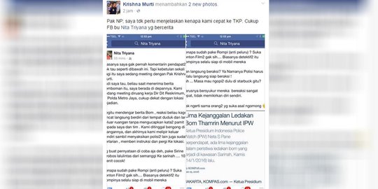 Krishna Murti jawab IPW, sebut Neta Pane analis kacangan