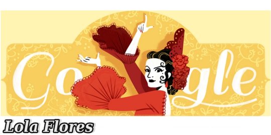 Google rayakan ultah Lola Flores, penari pujaan bangsa Spanyol