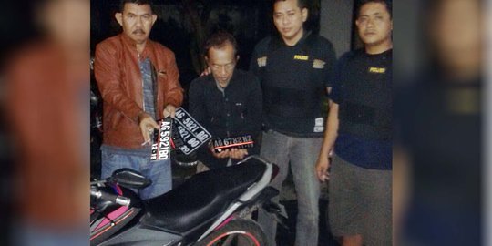 Curi motor di Kediri, Kakek Amir diringkus polisi usai kejar-kejaran