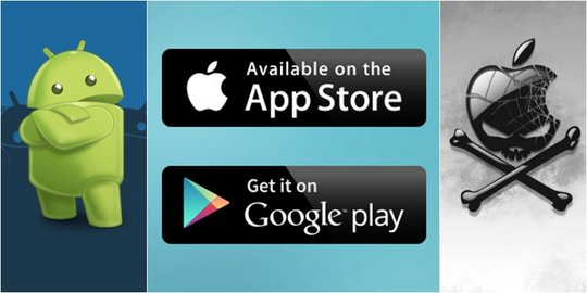 Ini hasil 'duel' Google Play Store dan iOS App Store di 2015