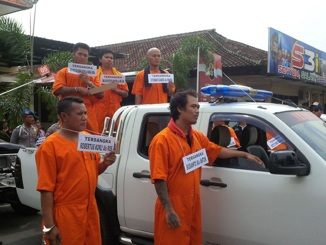 rekonstruksi pembunuhan anggota baladika oleh laskar bali