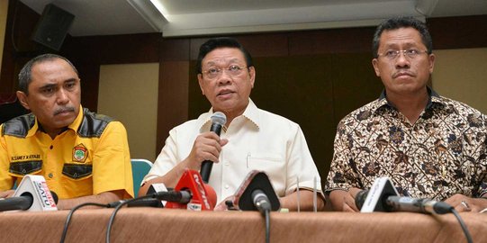 Nurdin Halid sindir Agung Laksono tak mau selesaikan konflik Golkar