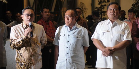 Prabowo dan Habibie hadiri Rapimnas kubu Ical