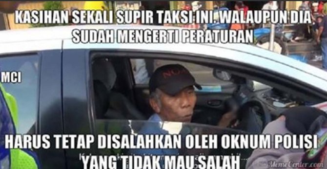 meme polisi selalu benar