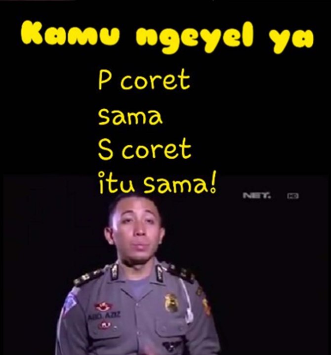 meme polisi selalu benar