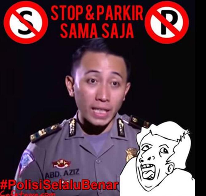 meme polisi selalu benar