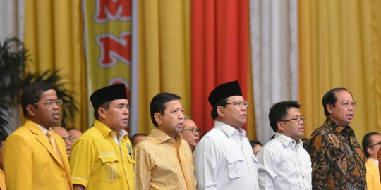 Golkar berbelok dukung pemerintah, Prabowo bilang bagus