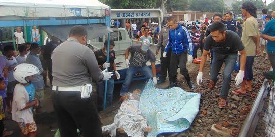 Depresi, nenek 60 tahun di Blitar tabrakkan diri ke kereta api