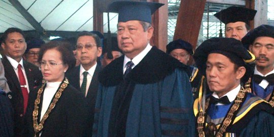 Dinilai berjasa, SBY raih gelar Honoris Causa ITB