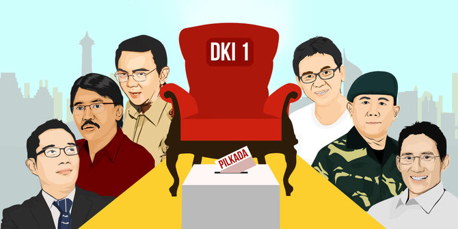 Survei: Warga DKI lebih suka Risma & Ridwan Kamil dibanding Ahok
