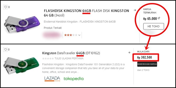 flashdisk dengan kapasitas menipu