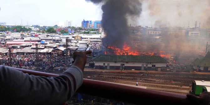 Foto-foto kebakaran Kampung Bandan dari udara