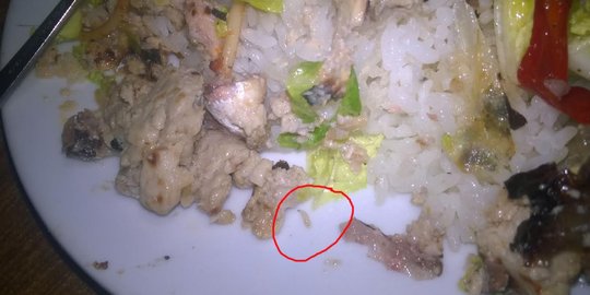 Cerita tamu hotel muntah-muntah lihat belatung di piring makan