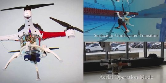 [Video] Aksi hebat drone 'Loon', bisa terbang dan menyelam