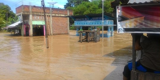 2 Kecamatan di Aceh Besar banjir, ratusan rumah terendam