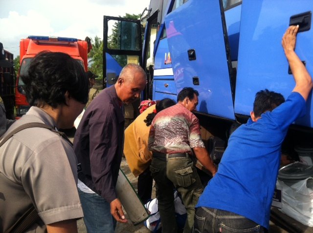 pengungsi eks gafatar tiba di yogyakarta