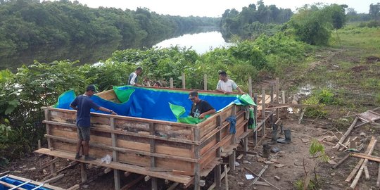 Selama di Mempawah, eks Gafatar olah air sungai jadi air layak minum